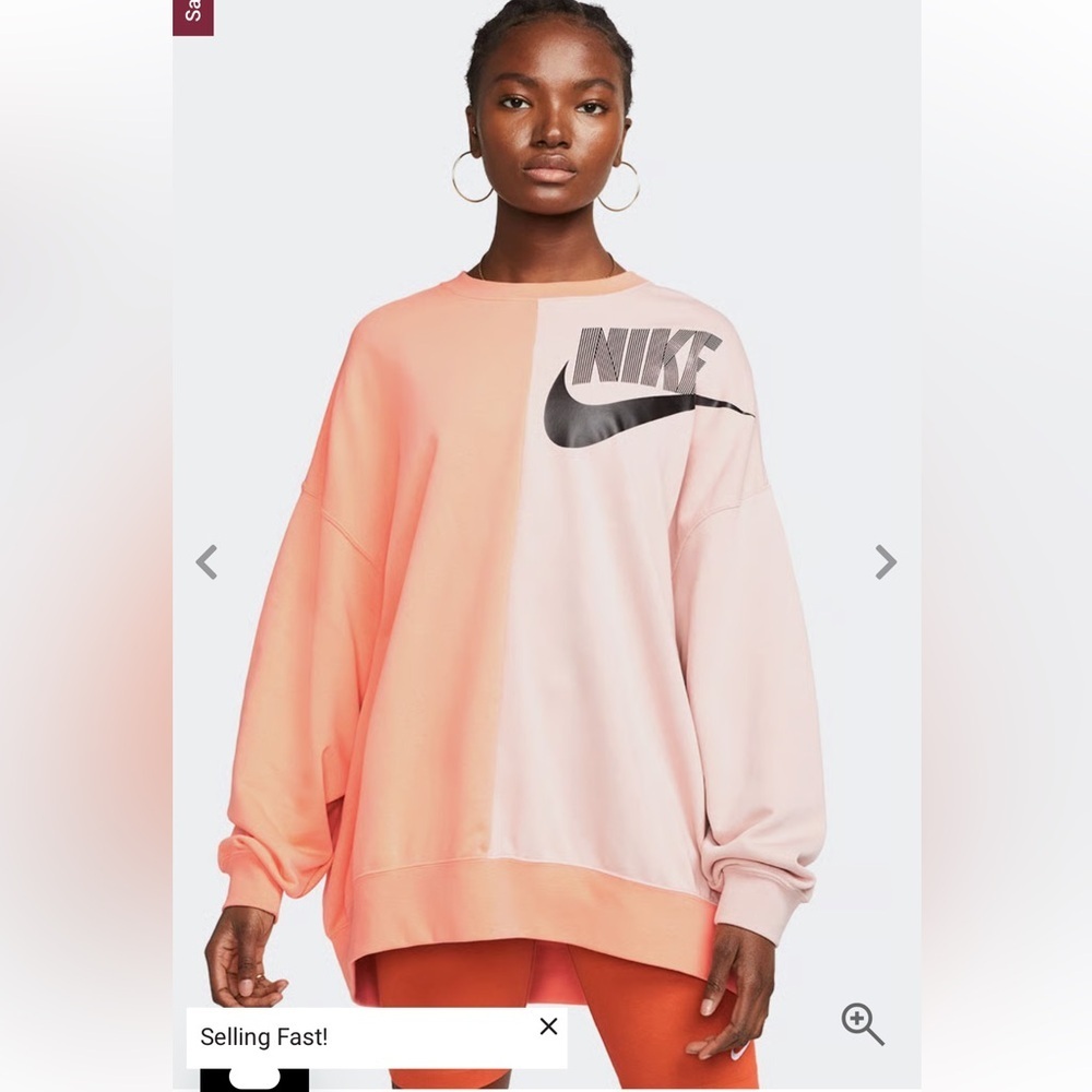 Nike Sportswear Over-Oversized Sweatshirt Size Large